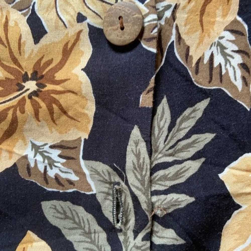 Vintage maxi floral printed maxi Dress - image 11
