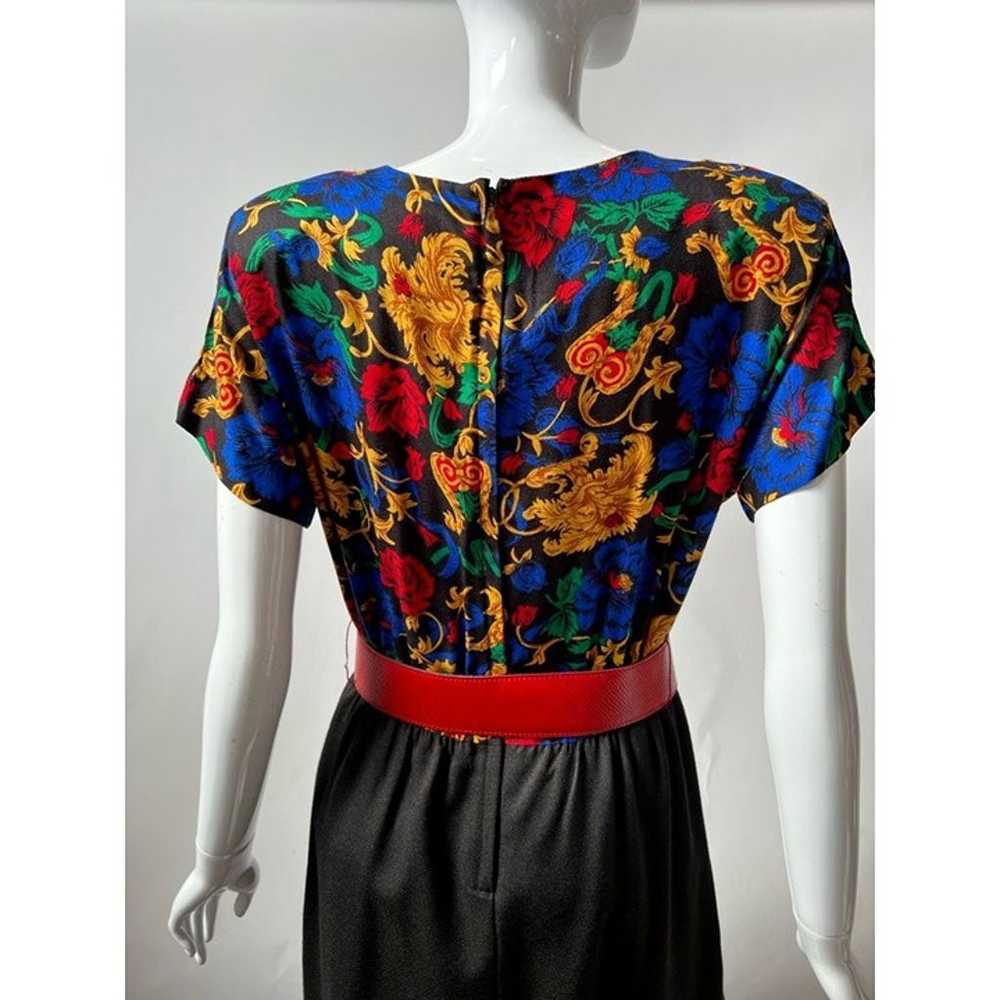 Melissa Vintage 3 Piece Suit Dress Multicolor Flo… - image 7
