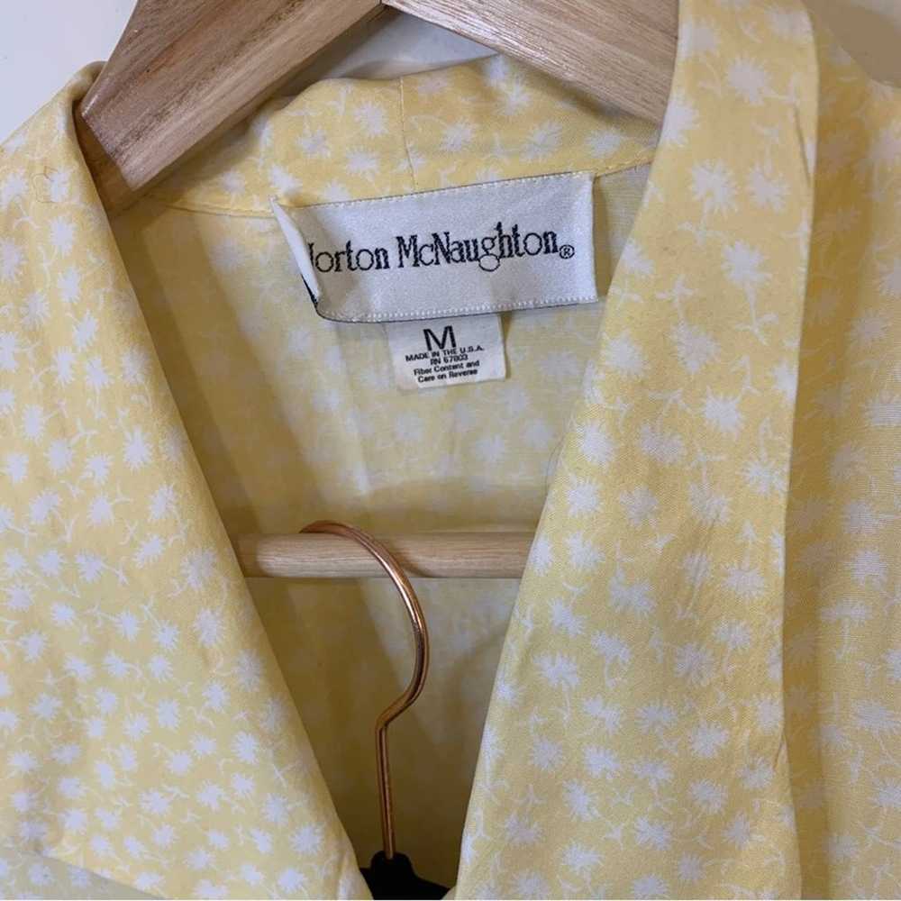 Norton McNaughton Vintage Yellow Floral Matching … - image 3