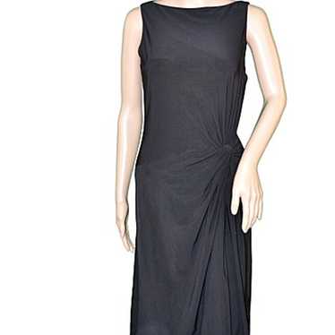 Vintage Laundry Black Ruched Dress 8 - image 1