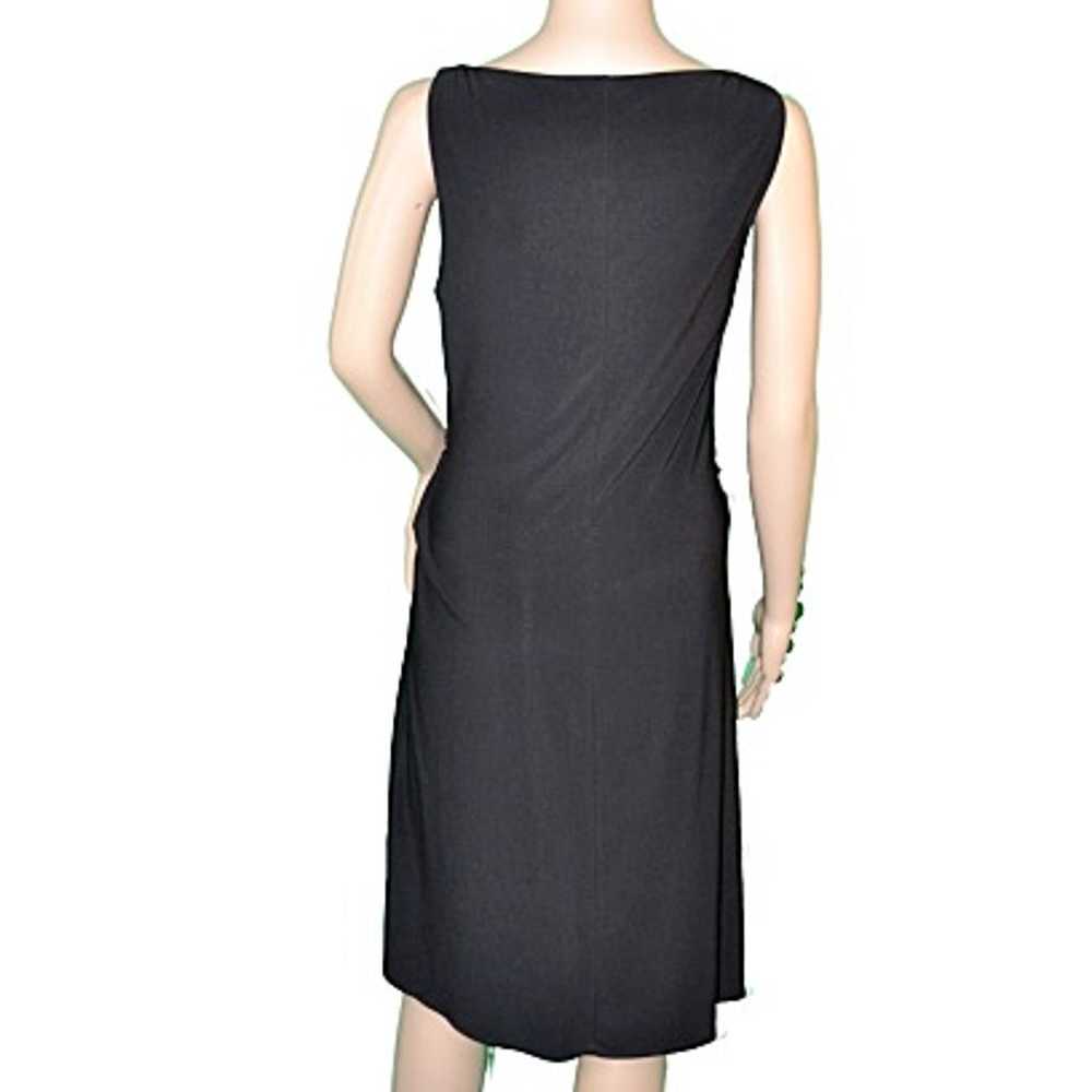 Vintage Laundry Black Ruched Dress 8 - image 2