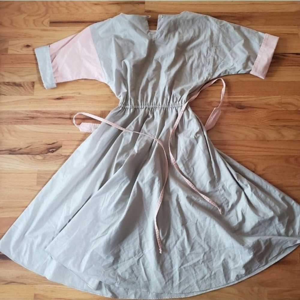 Vintage 1980s does 50s grey, pink white - image 4