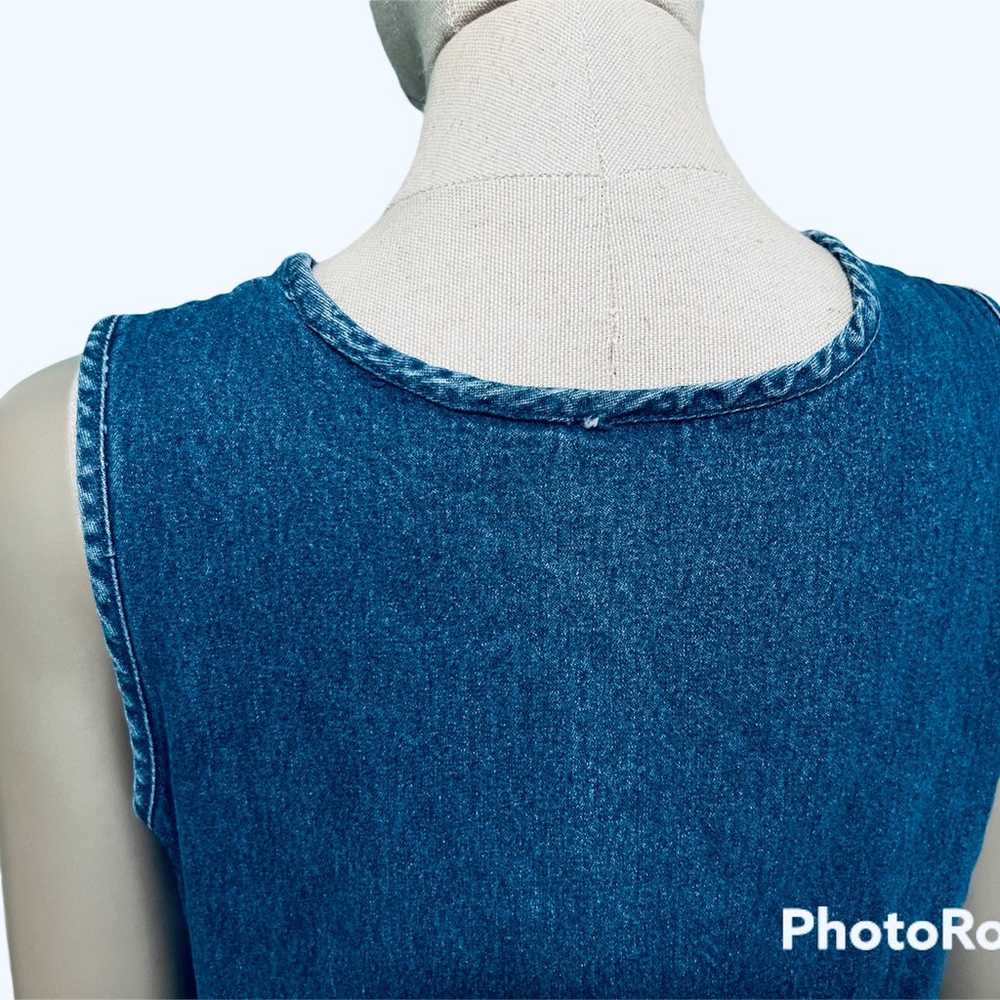 Vintage Field FG Gear Denim Sleeveless Maxi Dress… - image 7