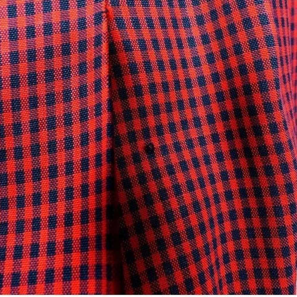 Henry Rosenfeld Vintage 50s Dress Red 29 Waist Co… - image 12
