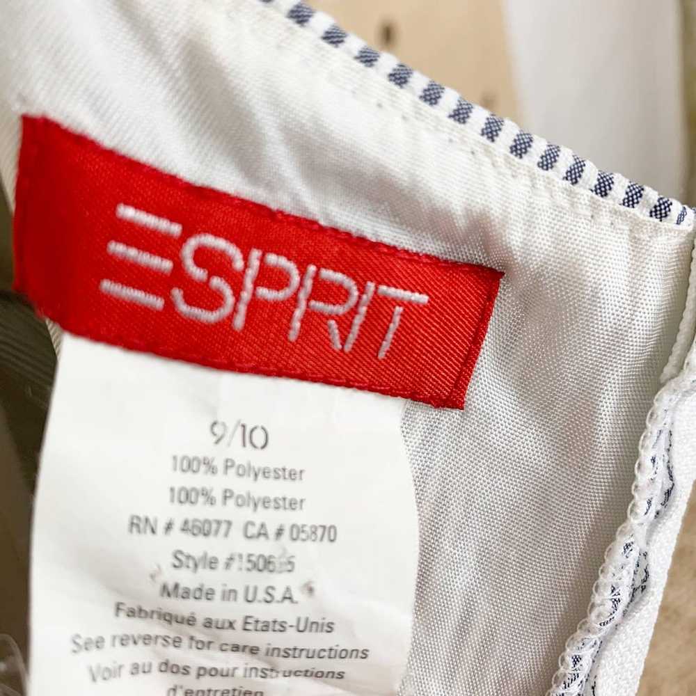 Esprit Women's Vintage Blue White Stripe Seersuck… - image 7