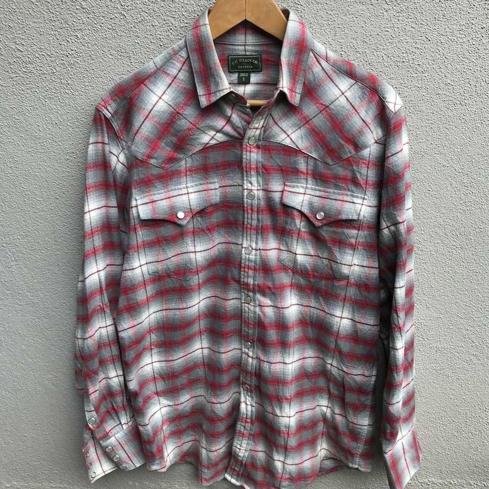 Filson CC FILSON snap button western flannel - image 2