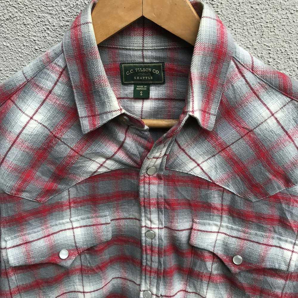 Filson CC FILSON snap button western flannel - image 3