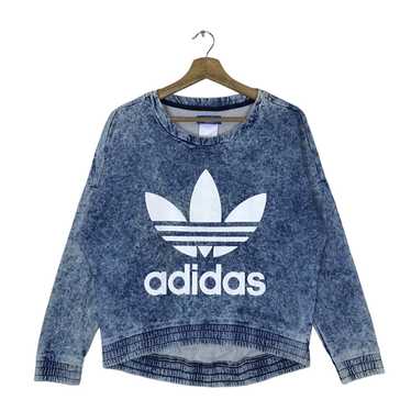 Adidas crop clearance top jumper