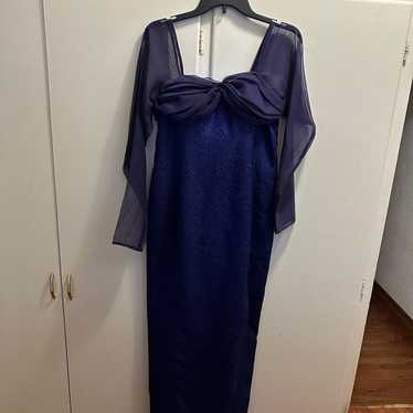 Beautiful purple evening gown - image 1