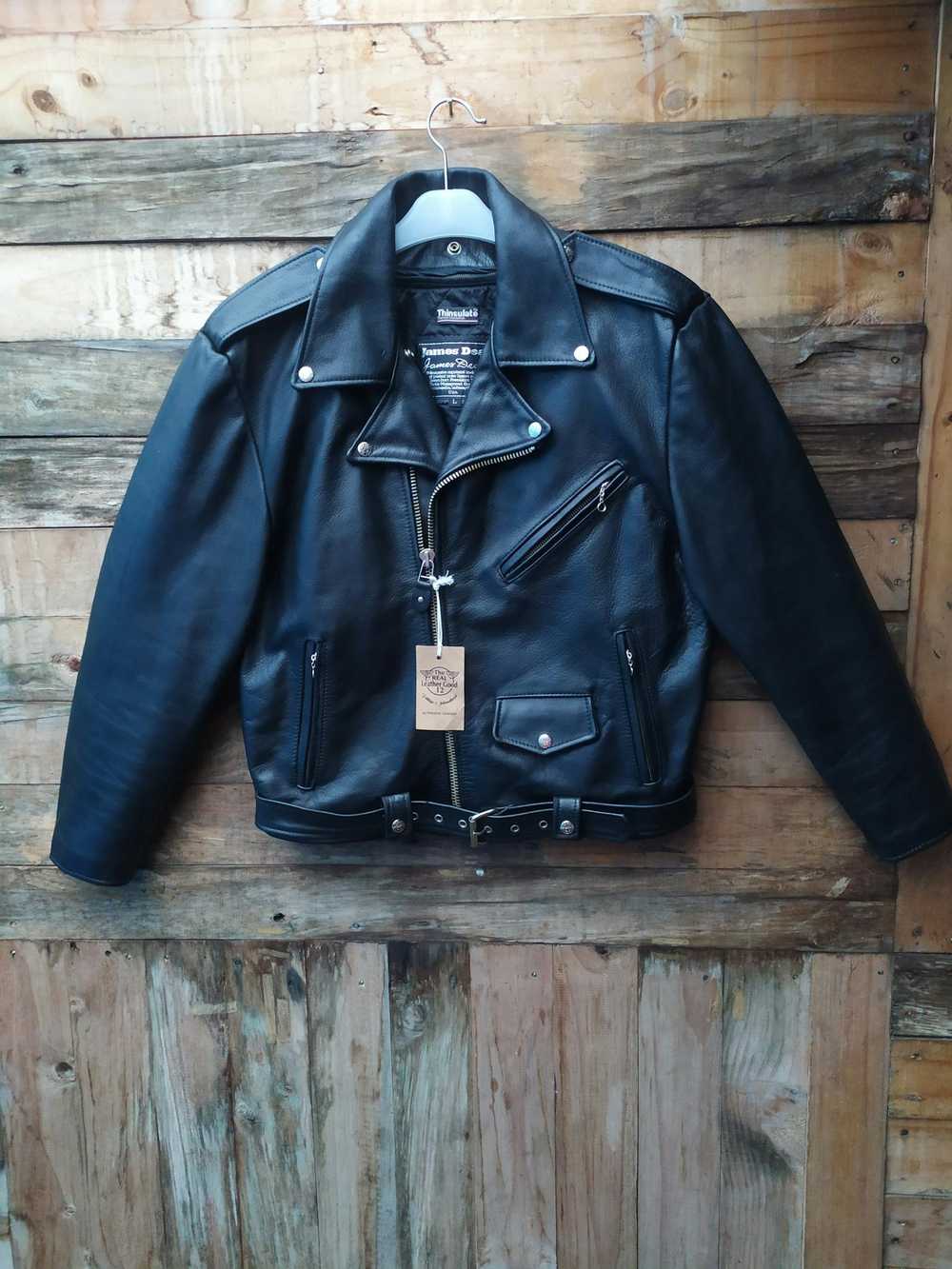 Leather Jacket × Vintage VINTAGE JAMES DEAN LEATH… - image 1