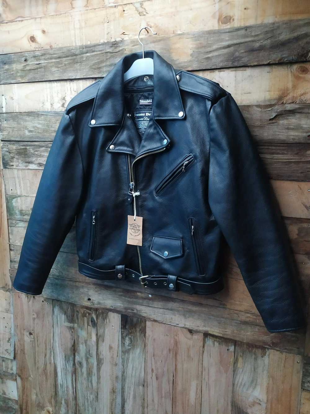 Leather Jacket × Vintage VINTAGE JAMES DEAN LEATH… - image 7