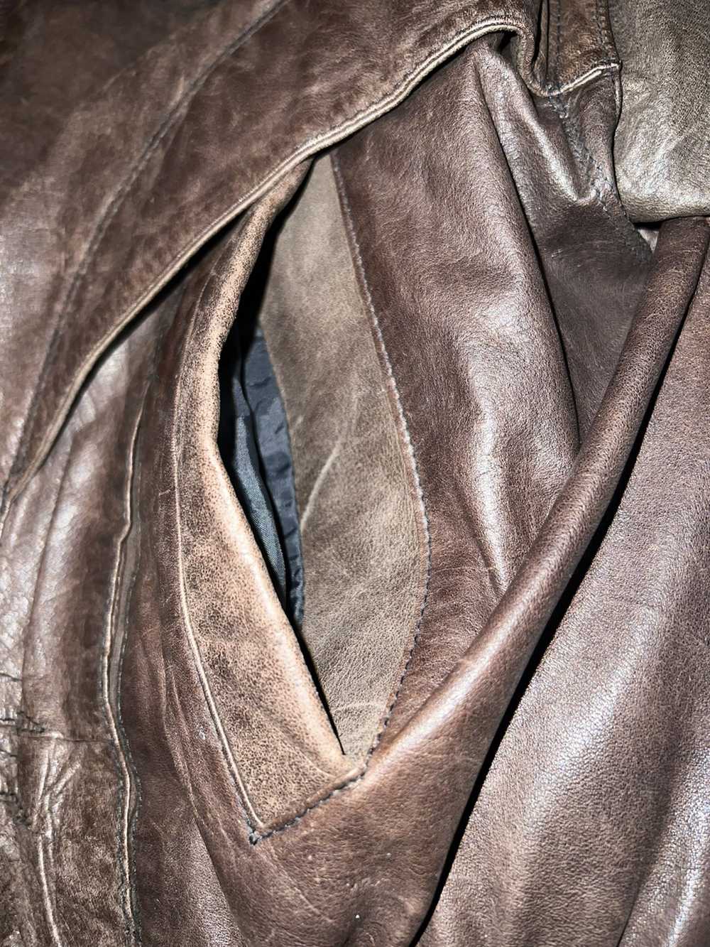 Japanese Brand × Leather Jacket × Vintage Vintage… - image 11