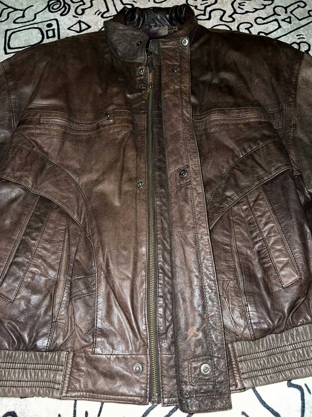 Japanese Brand × Leather Jacket × Vintage Vintage… - image 3