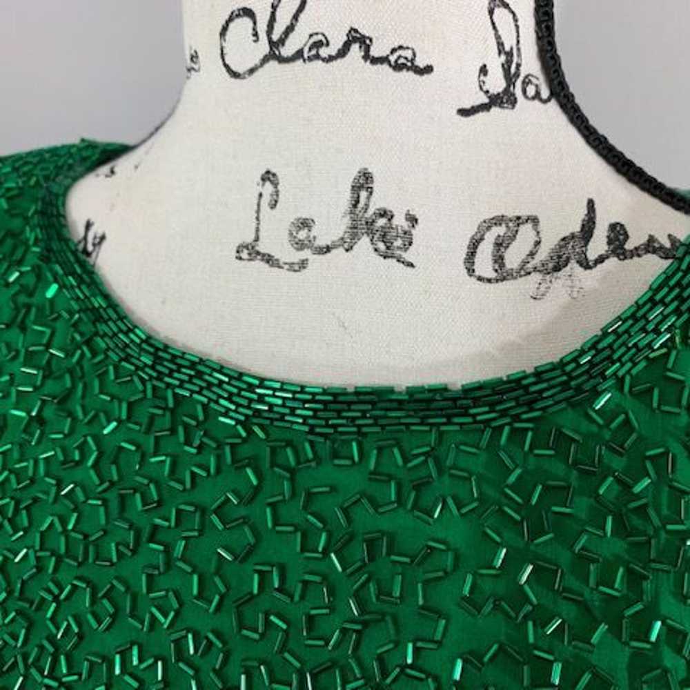 Women's Vintage Oleg Cassini Green Dress - image 6