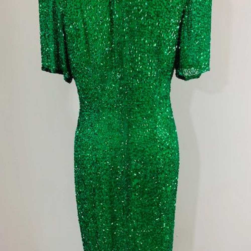 Women's Vintage Oleg Cassini Green Dress - image 9