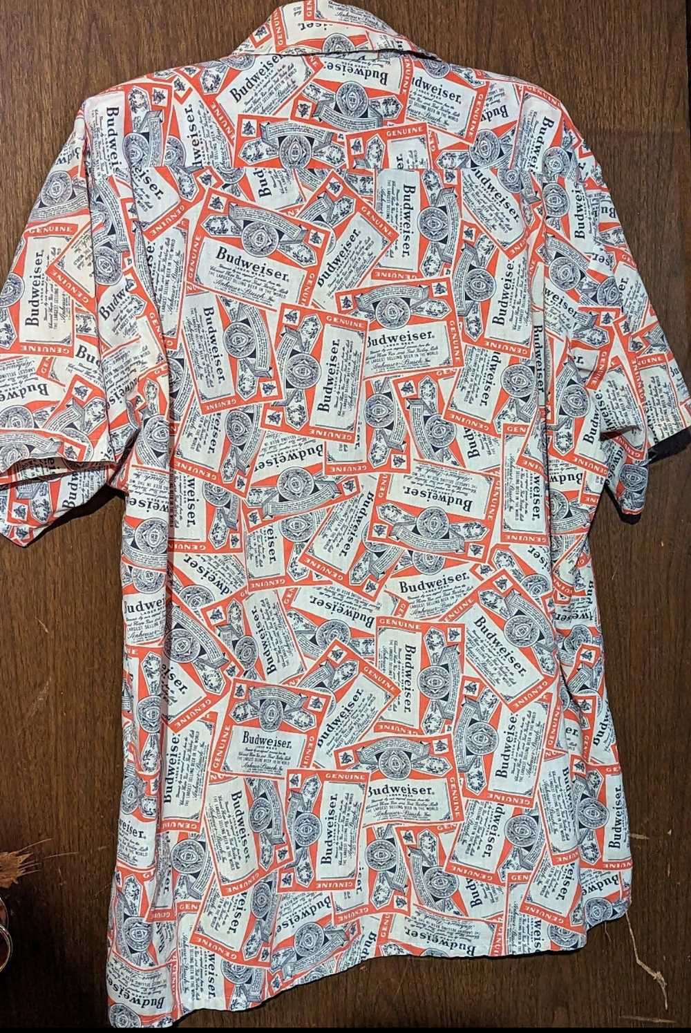 Budweiser Vintage S Kmart Button Down Budweiser Shi Gem