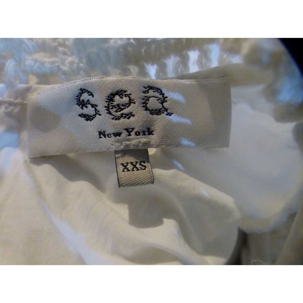 Streetwear Sea Rylee Crochet Trim Top, White, XXS - image 5