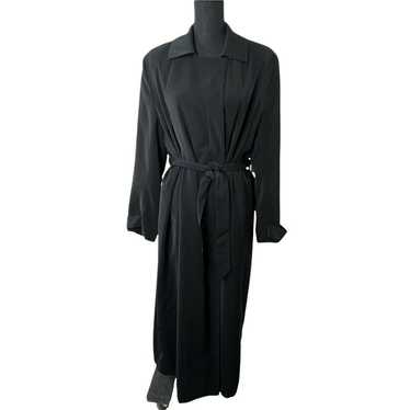 Vintage Anne Klein AK2 Black Shirt/ Coat Lined Ca… - image 1