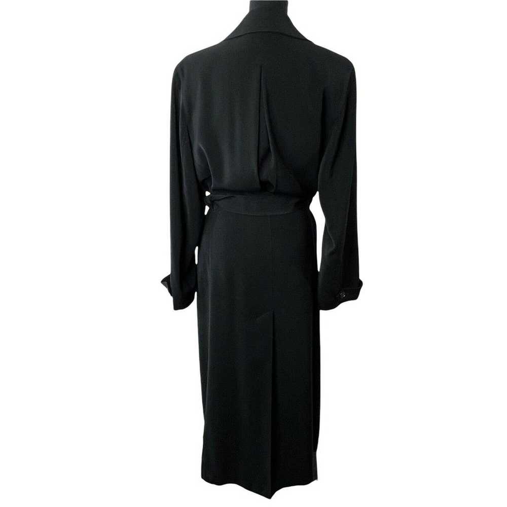 Vintage Anne Klein AK2 Black Shirt/ Coat Lined Ca… - image 2