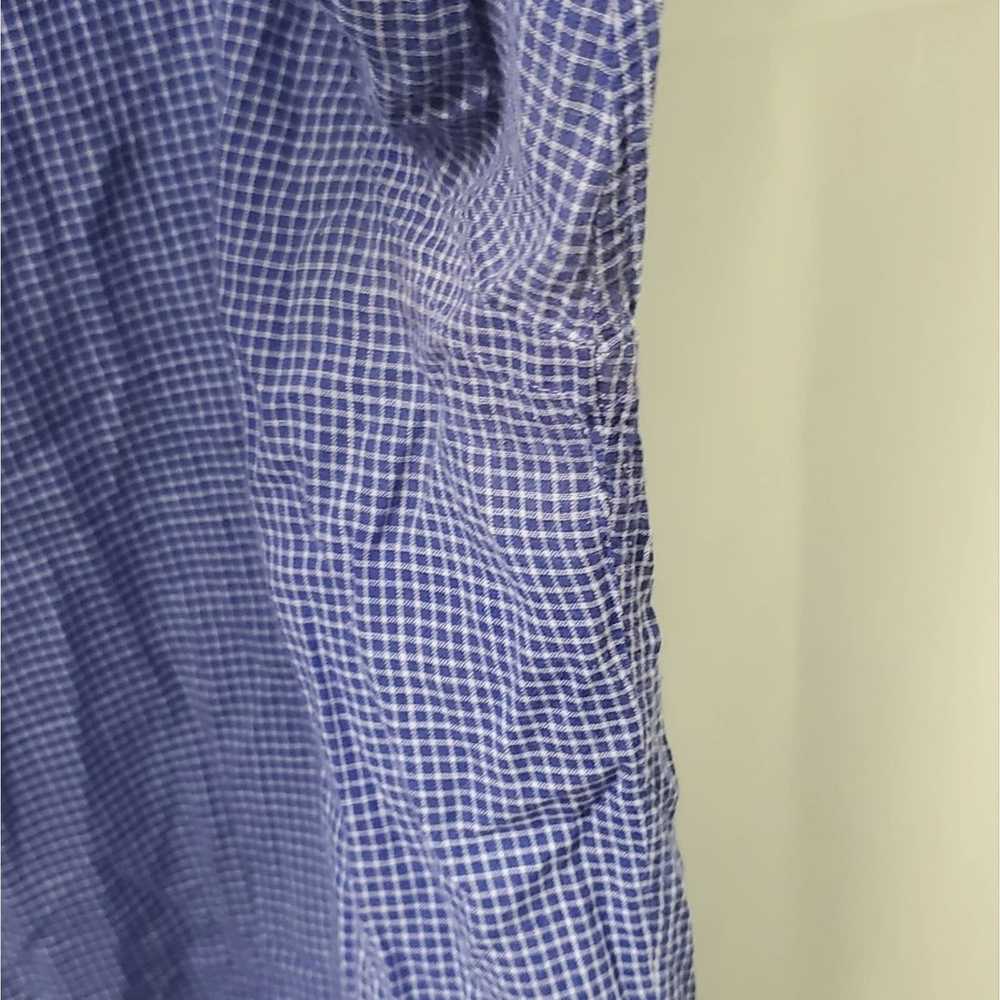 Culturata Culturata Blue Check Lightweight Shirt … - image 7