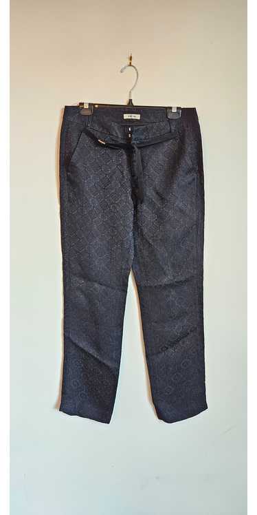Helmut Lang Sample Jaquard Lace Black Trousers