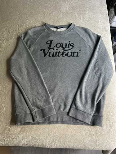 Louis Vuitton × Nigo Street Fashion Silver Metal Square Nameplate LV  Signature Duck Pattern Keychain For