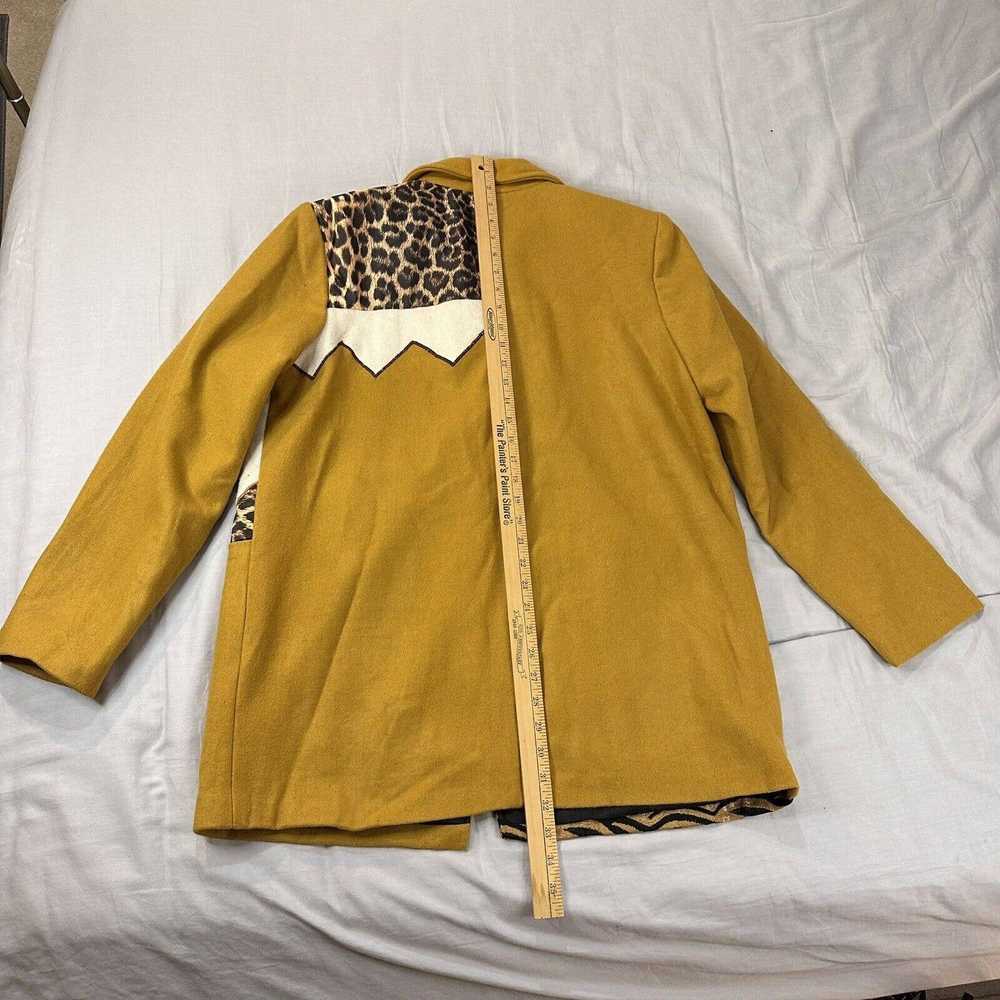 Vintage Vintage Indigo Moon Jacket M Wool Yellow … - image 2