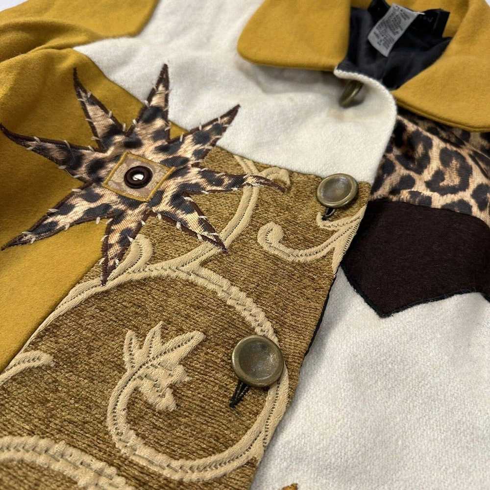 Vintage Vintage Indigo Moon Jacket M Wool Yellow … - image 5
