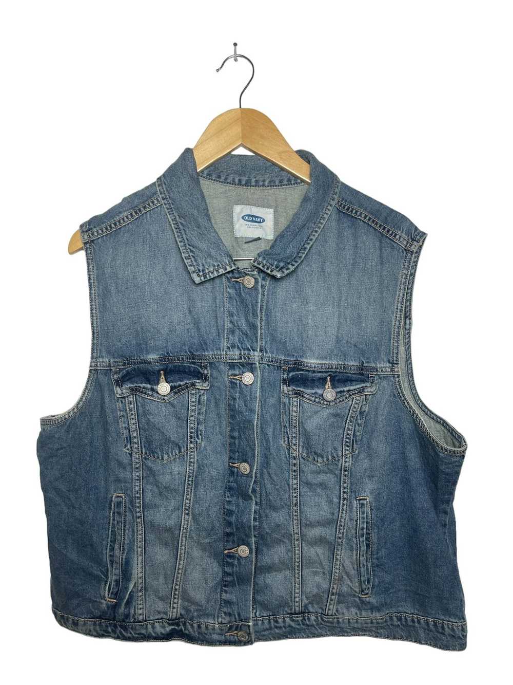 Old Navy × Tracey Vest × Vintage Old Navy Denime … - image 1