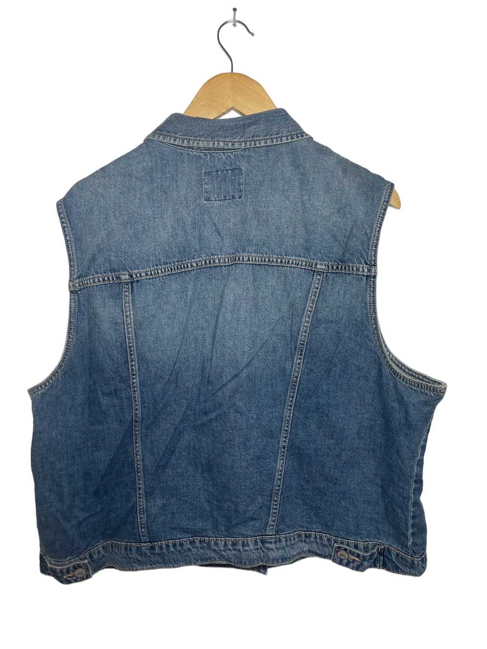 Old Navy × Tracey Vest × Vintage Old Navy Denime … - image 2