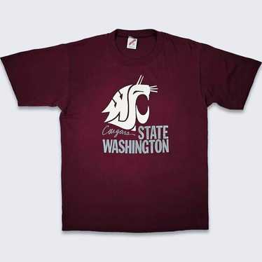 Jerzees × Tee × Vintage Washington State Cougars … - image 1