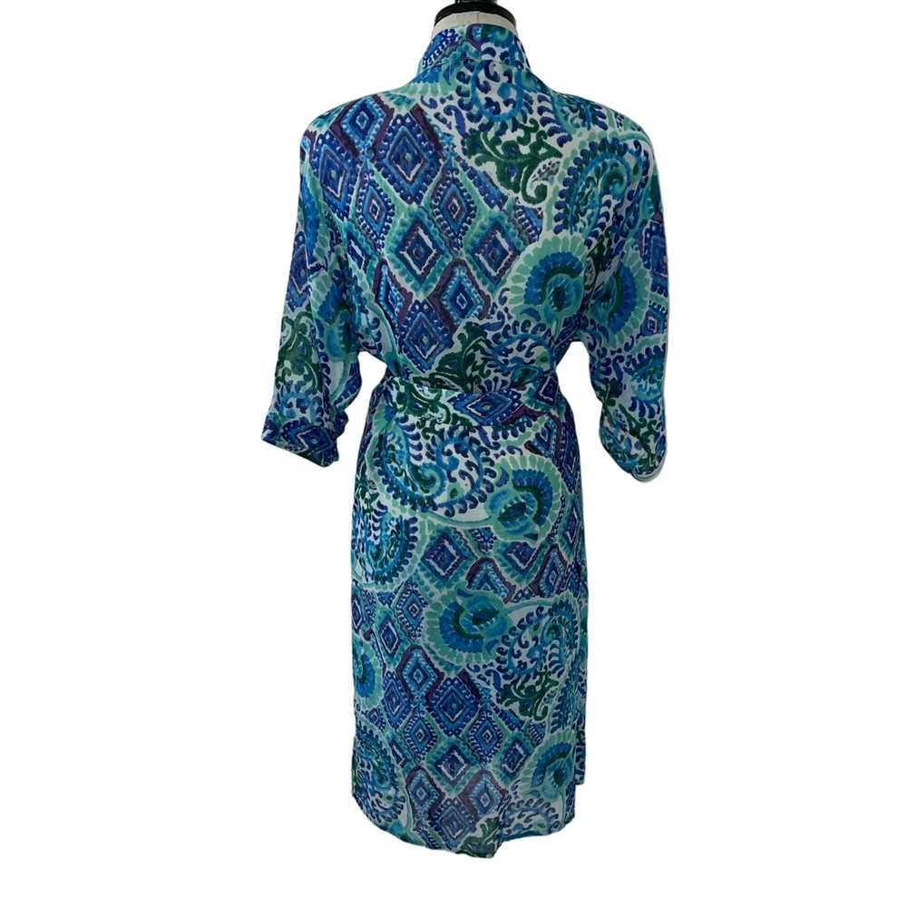 Other Charlie Paige Womens Robe Size Small Blue P… - image 2