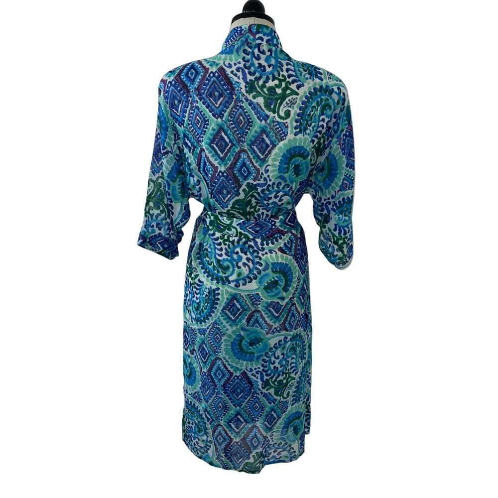 Other Charlie Paige Womens Robe Size Small Blue P… - image 8