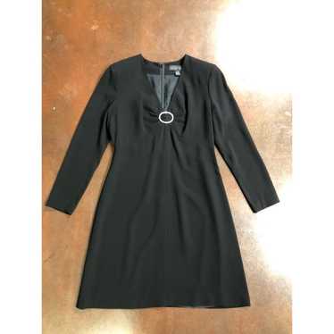 Ellen Tracy Black V NeckCocktail Dress