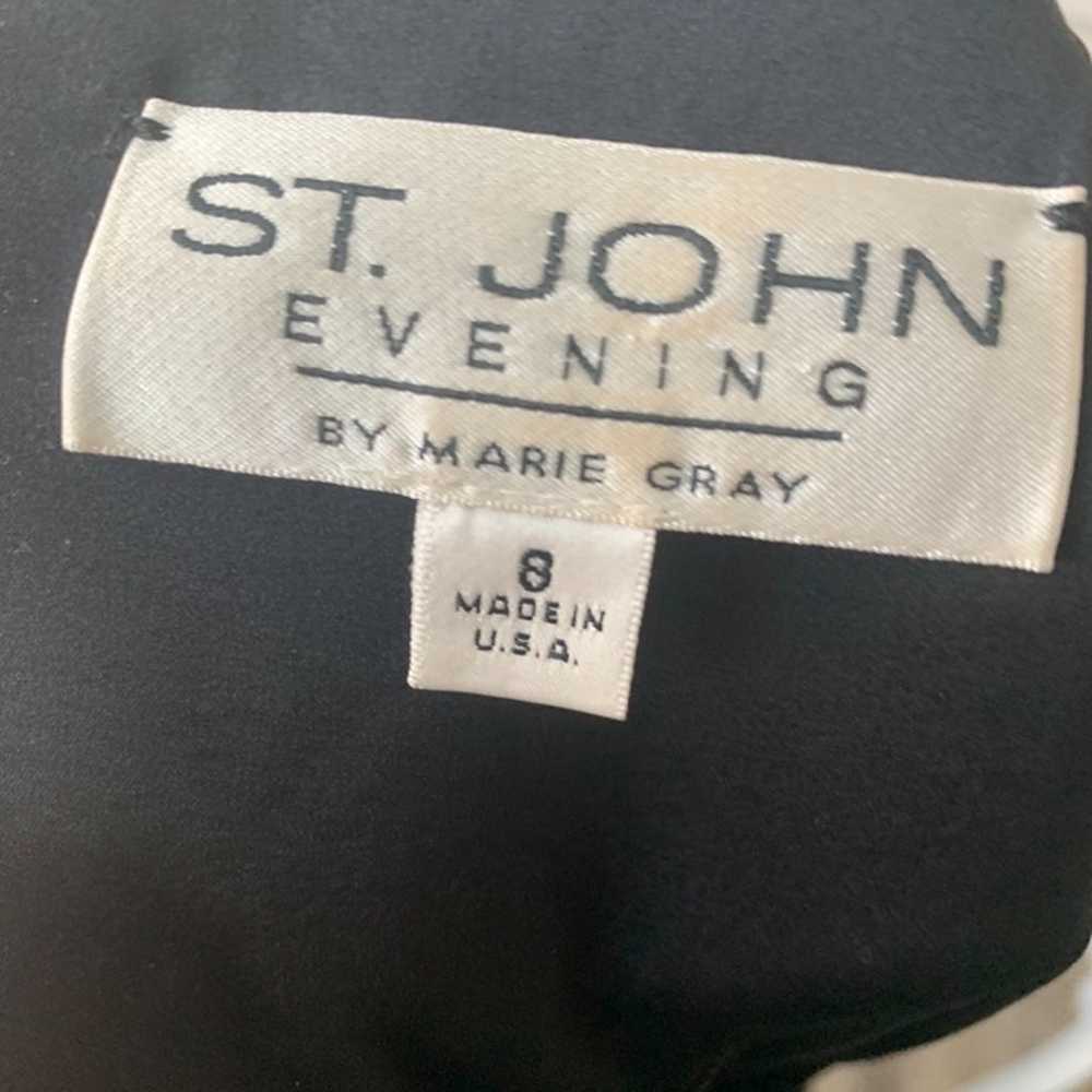 Vintage St. John Evening Knit Dress Women's Sheat… - image 2