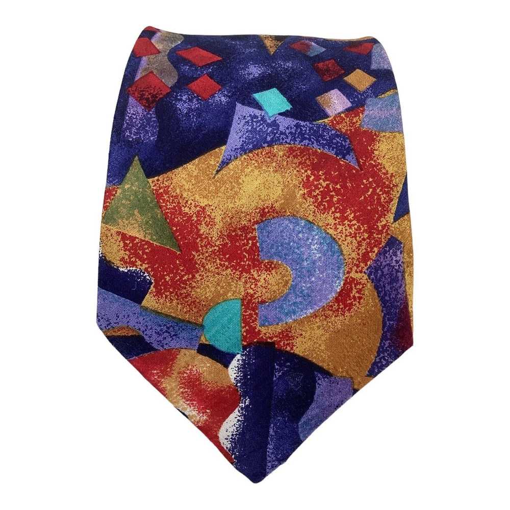 Missoni MISSONI Muticolor Art Silk Tie Made In It… - image 1