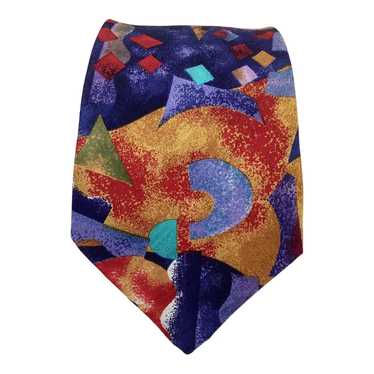 Missoni MISSONI Muticolor Art Silk Tie Made In It… - image 1