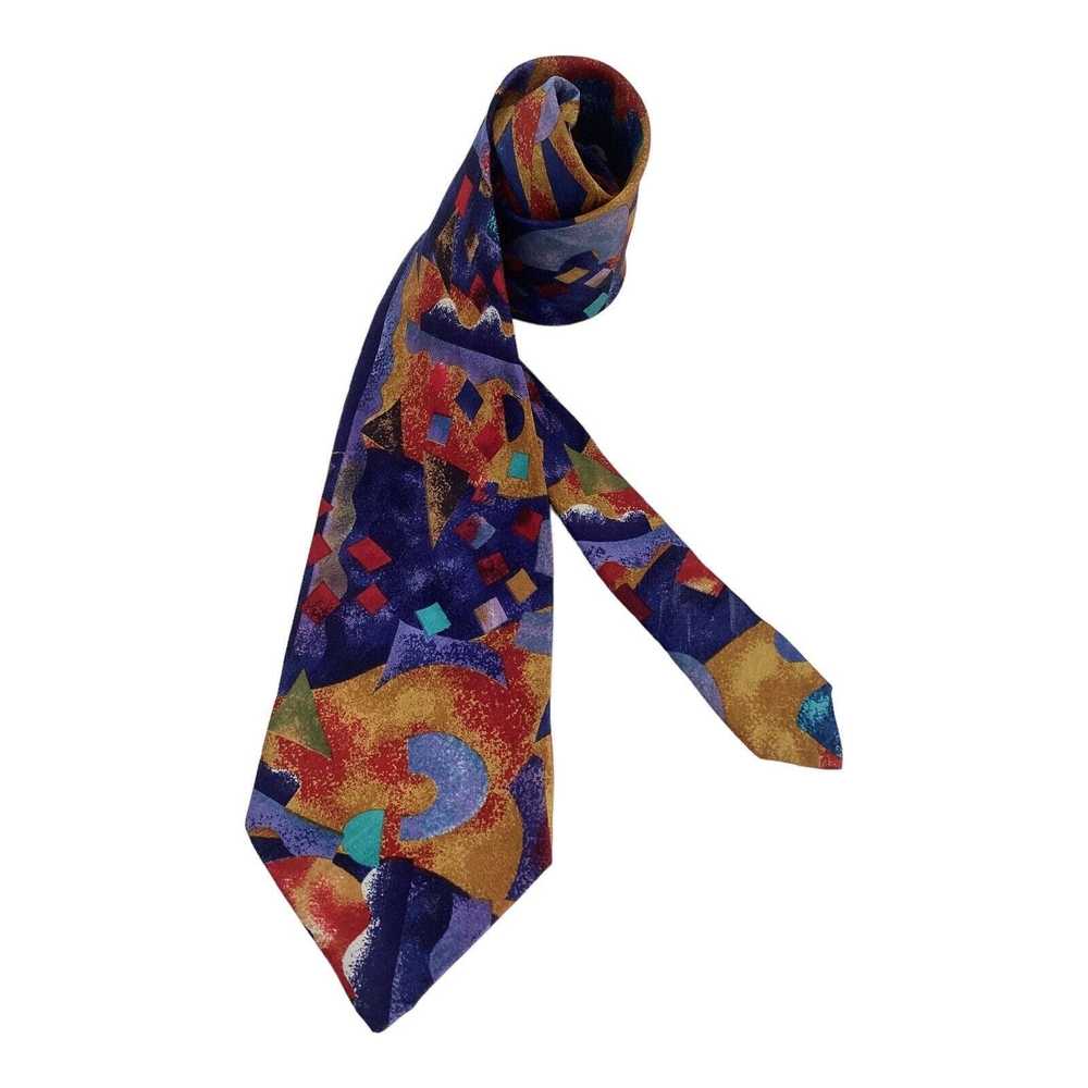 Missoni MISSONI Muticolor Art Silk Tie Made In It… - image 2