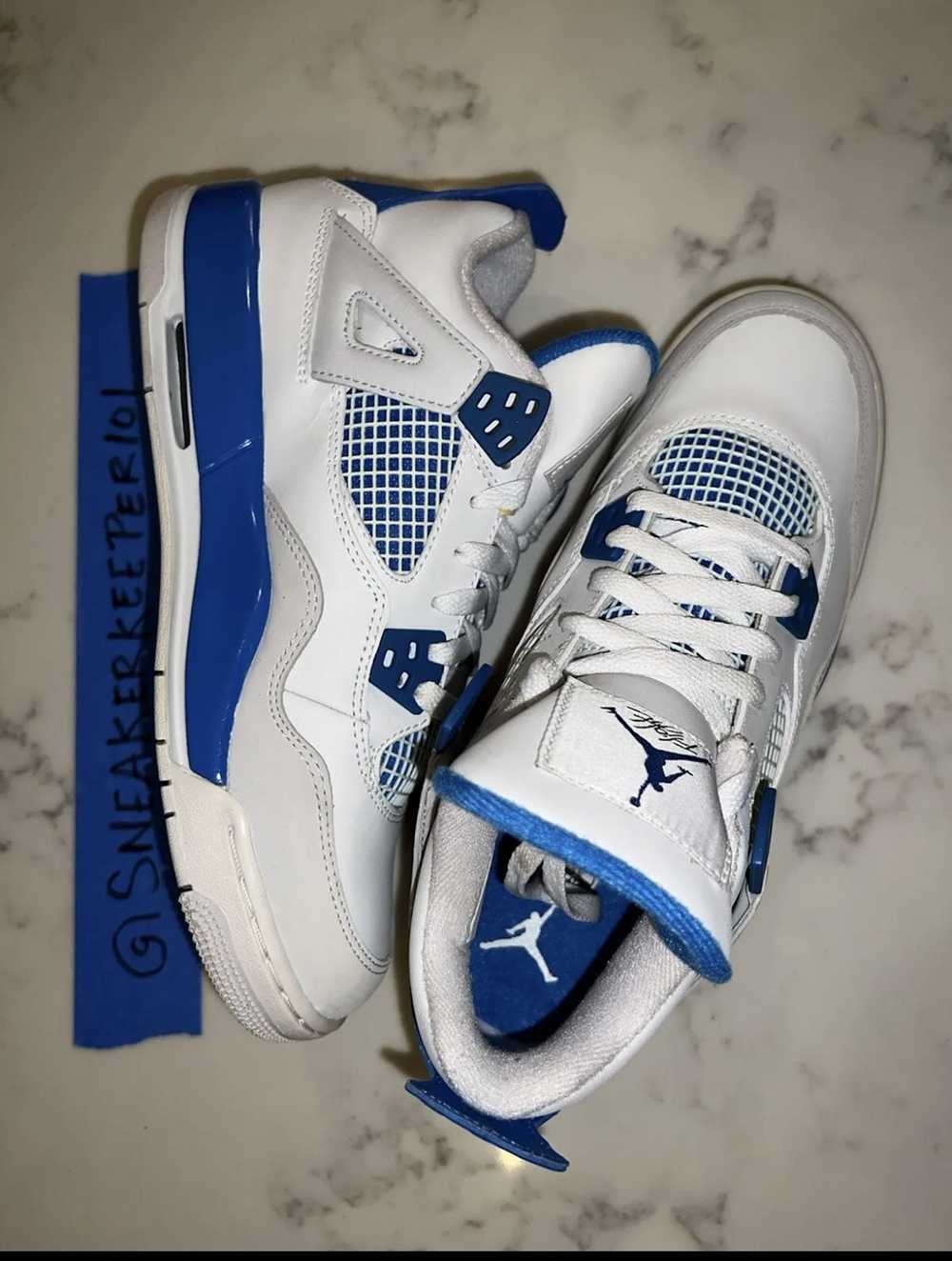 Jordan Brand × Nike Jordan 4 MILITARY BLUE SIZE 6… - image 5