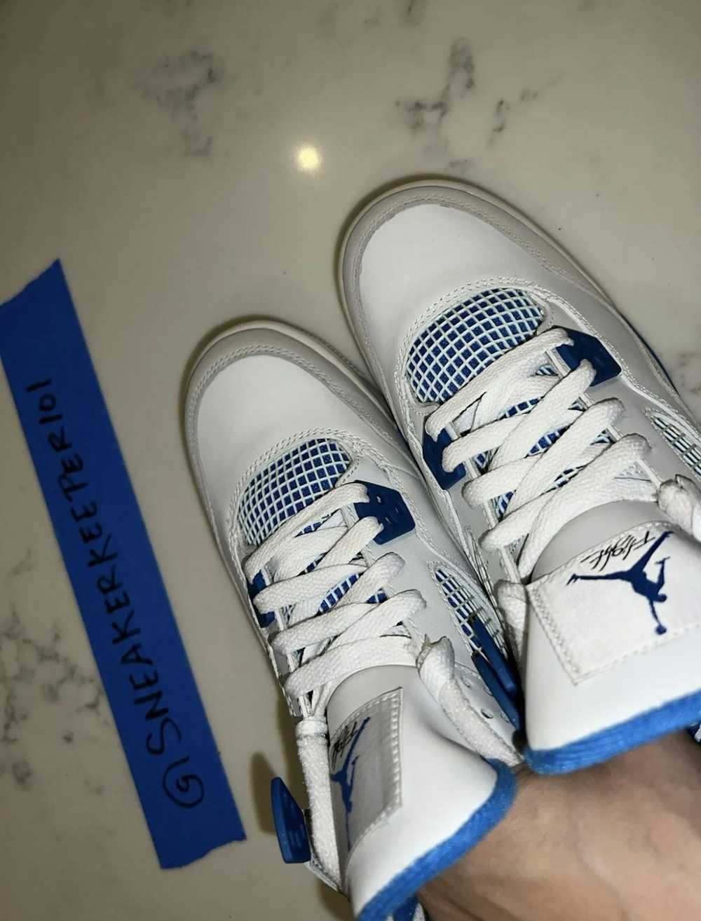 Jordan Brand × Nike Jordan 4 MILITARY BLUE SIZE 6… - image 6