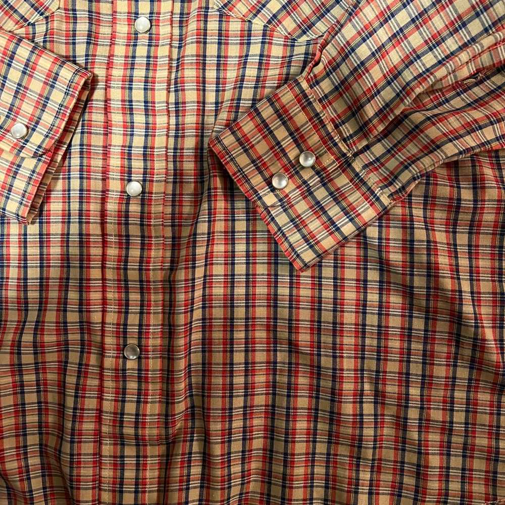 Levi's Vintage Clothing Vintage Levi's Plaid Pear… - image 4