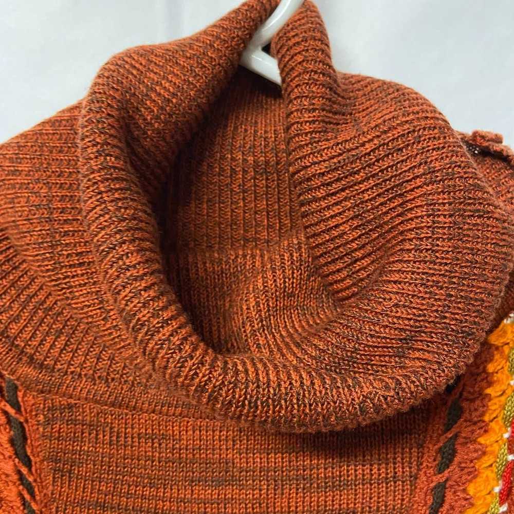 Melangedress Dress Vintage Knit 1970's Boho Hippi… - image 4