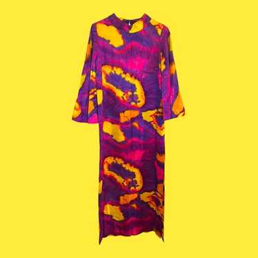 Alice Polynesian Fashions Vintage 70s Tie Dye Sty… - image 1