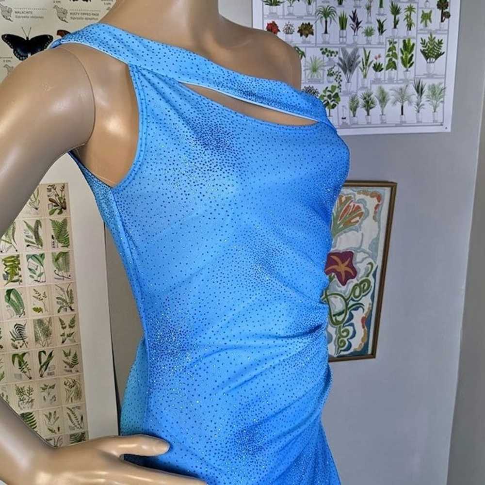 Vintage 90s y2k Taboo Prom Dress Maxi One Shoulde… - image 3
