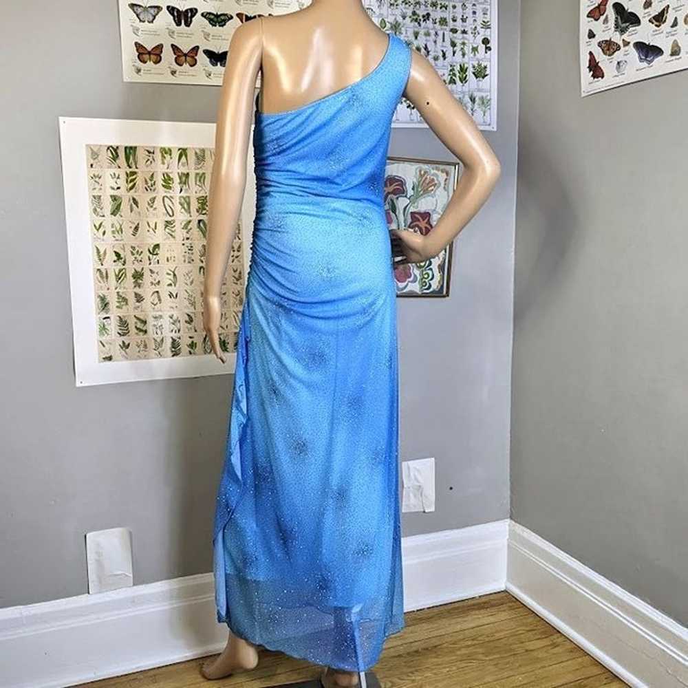 Vintage 90s y2k Taboo Prom Dress Maxi One Shoulde… - image 4