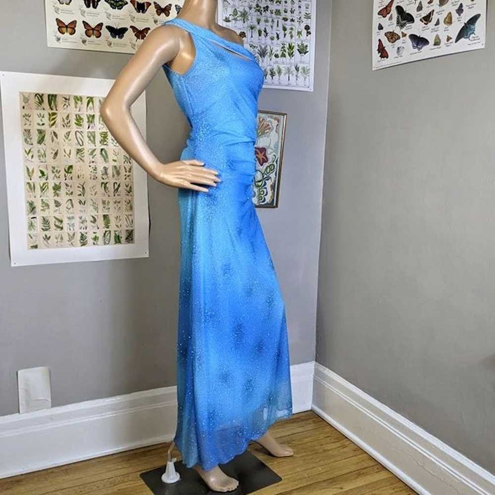 Vintage 90s y2k Taboo Prom Dress Maxi One Shoulde… - image 5