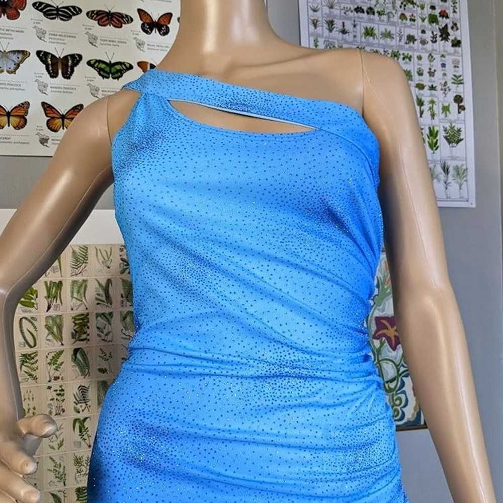 Vintage 90s y2k Taboo Prom Dress Maxi One Shoulde… - image 8