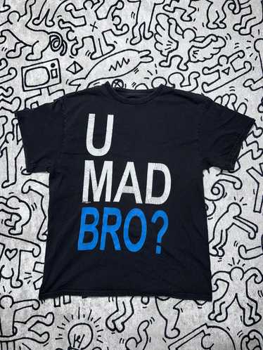 Humor × Tee × Vintage Vintage Y2K “U Mad Bro” Was… - image 1