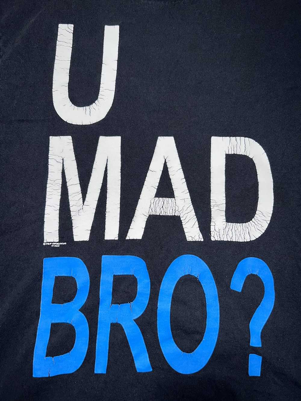 Humor × Tee × Vintage Vintage Y2K “U Mad Bro” Was… - image 2