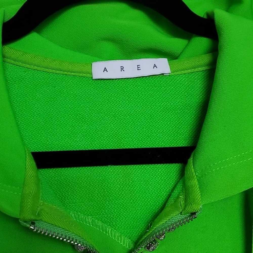Area NYC AREA NYC Oversized Neon Green Heart Cut … - image 4